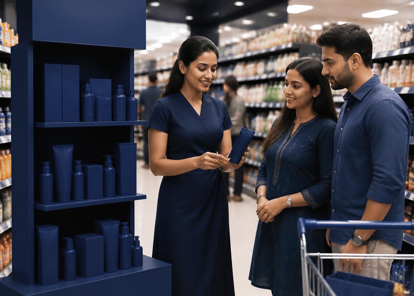 Category activation in an Indian retail store